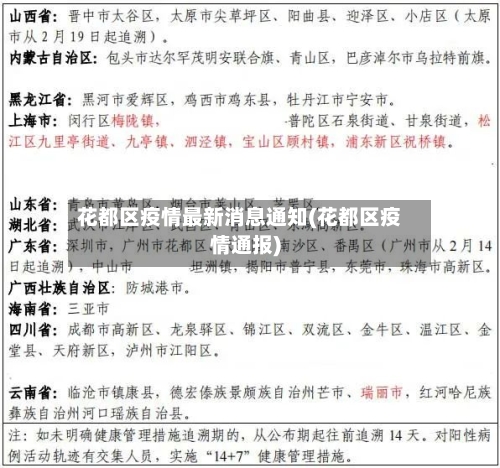 花都区疫情最新消息通知(花都区疫情通报)