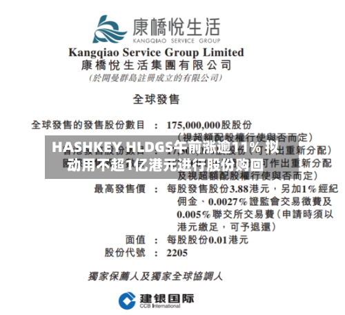 HASHKEY HLDGS午前涨逾11% 拟动用不超1亿港元进行股份购回-第3张图片