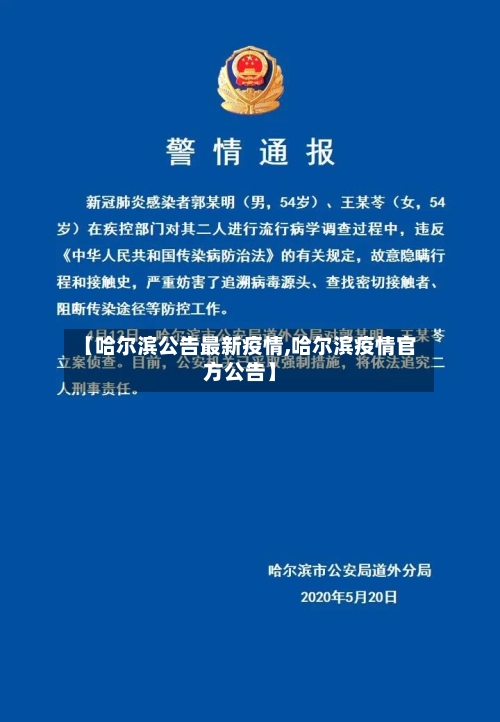 【哈尔滨公告最新疫情,哈尔滨疫情官方公告】-第2张图片
