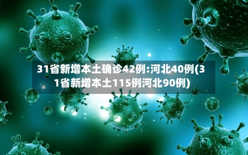 31省新增本土确诊42例:河北40例(31省新增本土115例河北90例)