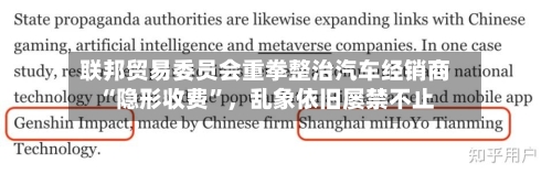 联邦贸易委员会重拳整治汽车经销商“隐形收费	”，乱象依旧屡禁不止-第2张图片