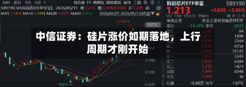 中信证券：硅片涨价如期落地，上行周期才刚开始-第2张图片