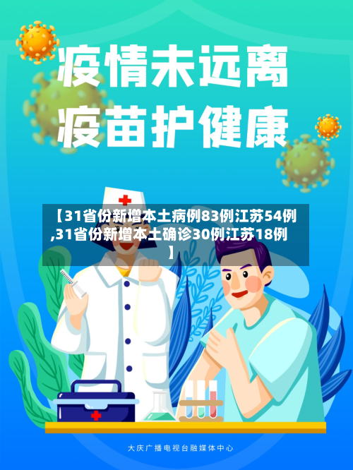 【31省份新增本土病例83例江苏54例,31省份新增本土确诊30例江苏18例】