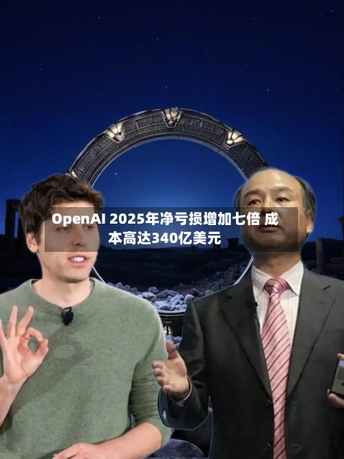 OpenAI 2025年净亏损增加七倍 成本高达340亿美元