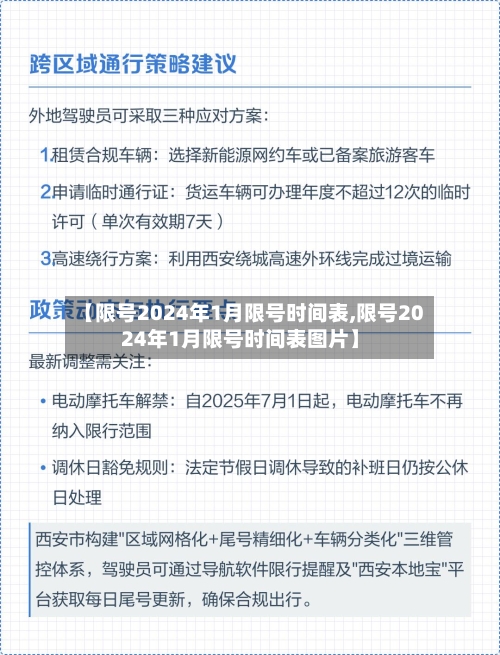 【限号2024年1月限号时间表,限号2024年1月限号时间表图片】-第2张图片