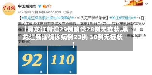 【黑龙江新增29例确诊28例无症状,黑龙江新增确诊病例23例 30例无症状】-第2张图片
