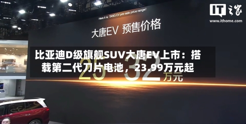 比亚迪D级旗舰SUV大唐EV上市：搭载第二代刀片电池，23.99万元起-第3张图片