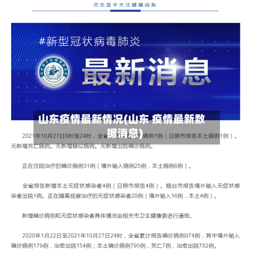 山东疫情最新情况(山东 疫情最新数据消息)-第3张图片